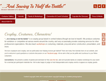 Tablet Screenshot of andsewingishalfthebattle.com